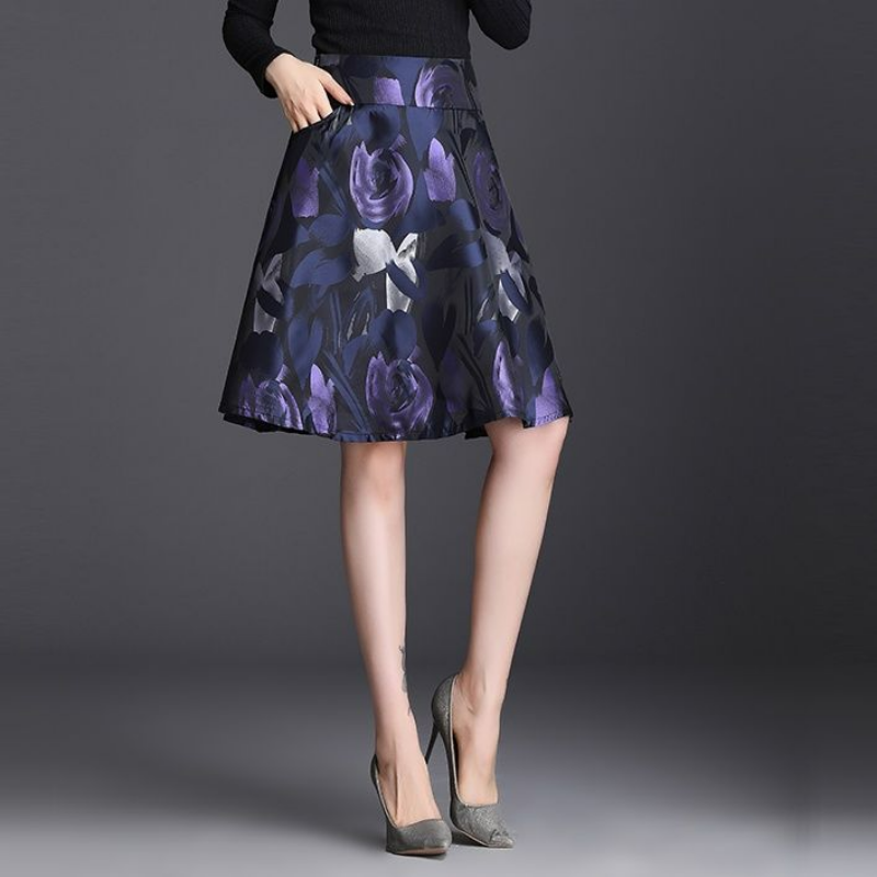 Faldas cortas de cintura alta para mujer, faldas plisadas elegantes con estampado de retazos y cremallera, línea A, moda coreana, novedad de verano 2024