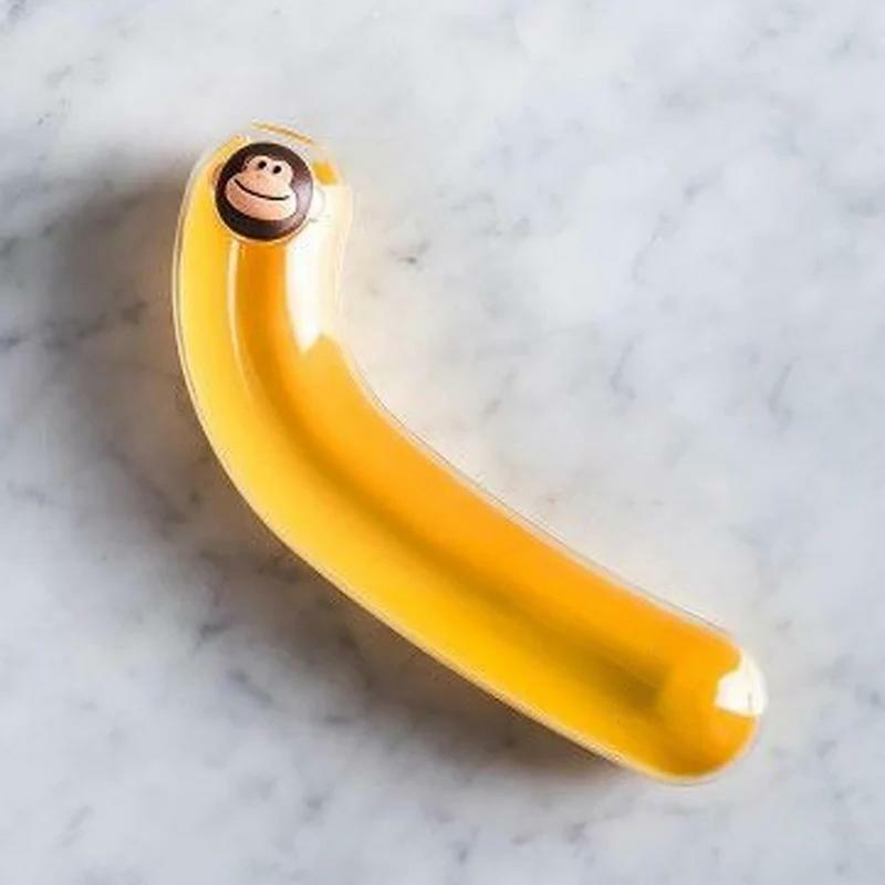 Futerał do przechowywania bananowe odporne na zużycie wygodny żywność zaplombowana klasy banan w kształcie pojemnik na żywność do oszczędzania bananów na zewnątrz