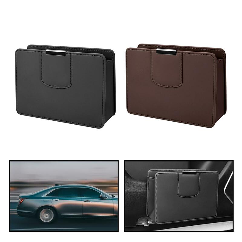 車のドアのサイド収納ボックス、実用的で便利な取り付け、カーポケットポーチ