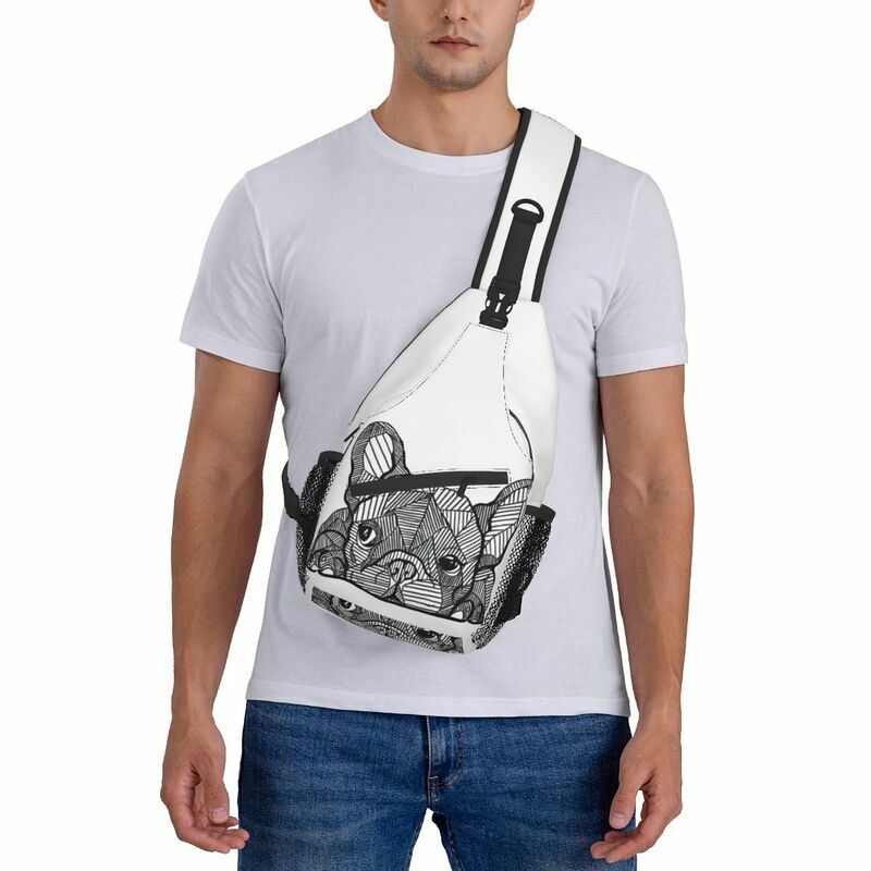 กระเป๋าสะพายบูลด็อกฝรั่งเศสลำลองสำหรับขี่จักรยานกระเป๋าเป้สะพายไหล่กระเป๋าสะพายไหล่สำหรับคนรักสุนัข