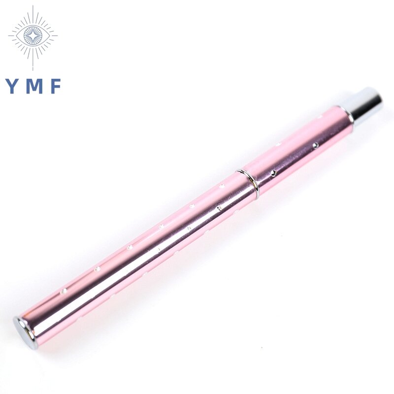 New Pink dot drill metal rod manicure phototherapy pen nail coloring extension glue nail pen tool