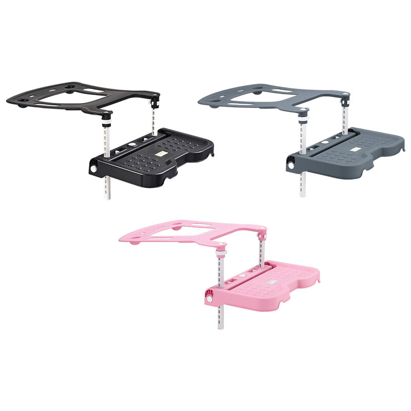 Child Car Seat Footrests Made With ABS Reliable And Addition To Car Safety Gear Wide Application pink
