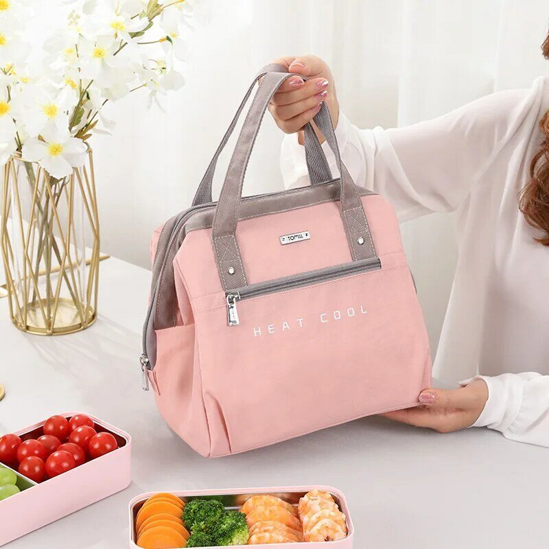 Lunch Box portatile impermeabile isolato studente conciso Fresh Cooler Bento Lunch Travel Work Back Retain Picnic Freshness Bag