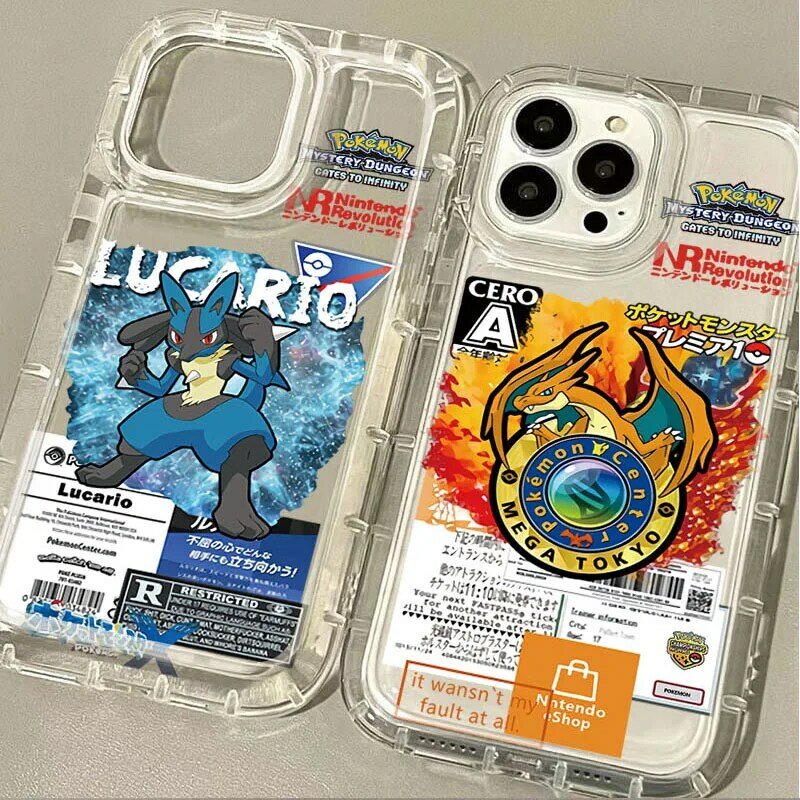 Anime P-Pokemon Phone Case for Huawei P30 P40 P50 P60 Pro Honor 100 90 80 70 60 50 X9 X9A X8 X5 Magic5 Magic 5 Clear Back Cover