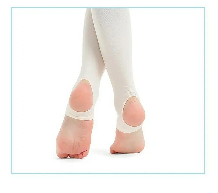 Profissional crianças crianças meninas adulto ballet collants branco ballet dança leggings meia-calça com buraco nu preto meia