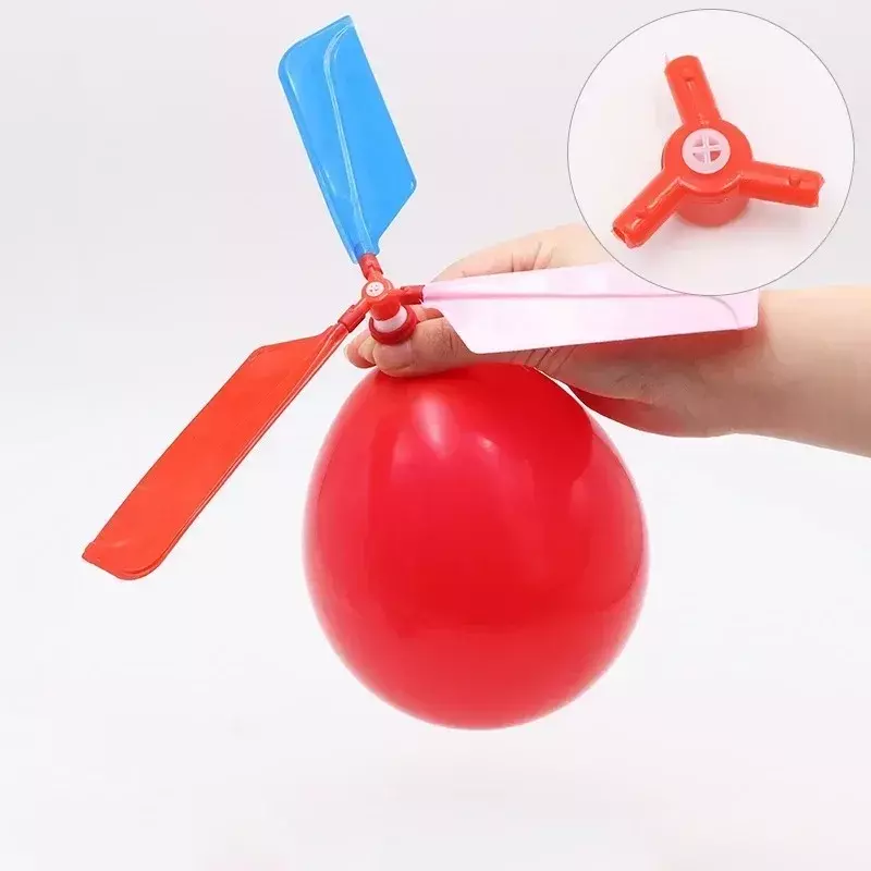 Globos de helicóptero de Pascua de 1/10 piezas, juguete portátil divertido para jugar al aire libre, suministros para fiestas de cumpleaños, globos voladores, regalo para niños, venta al por mayor