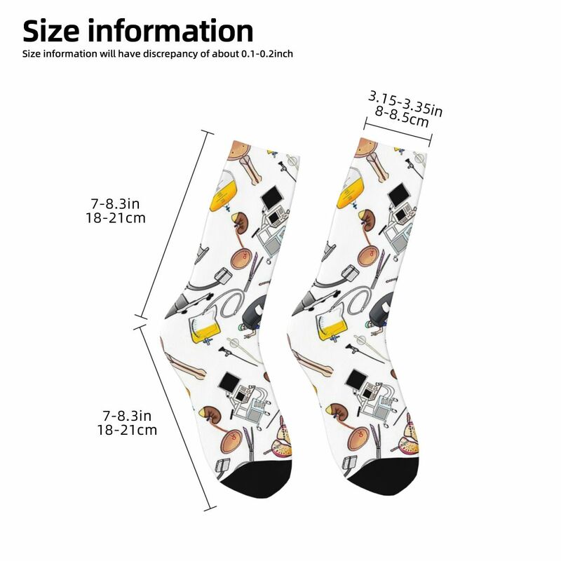 Урологические носки Харадзюку поглощающие пот чулки всесезонные длинные носки аксессуары для подарка унисекс