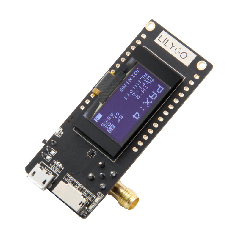 LILYGO® Paxcounter LoRa V2.1_1.6.1 ESP32 ESP32 433/868/915MHZ 0,96 Zoll OLED SD Karte Bluetooth WIFI Modul metering Passagier Fließt