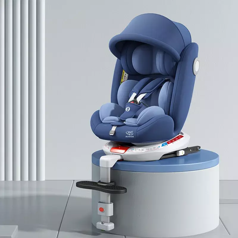 Assento giratório bidirecional infantil, assento de segurança infantil, almofada de esponja, assento de carro recém-nascido, confortável e respirável, cadeira de segurança infantil, novo