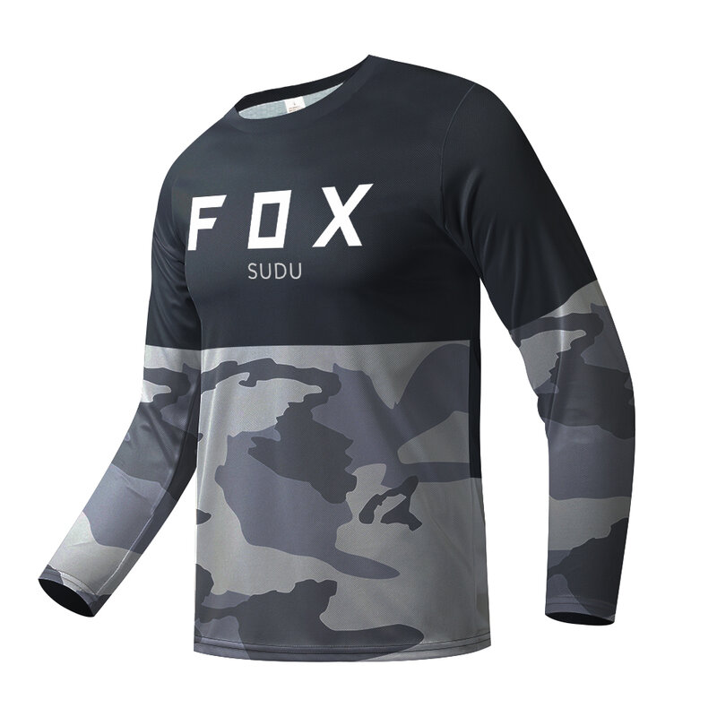 Мужская футболка с длинным рукавом для мотокросса FOX SUDU