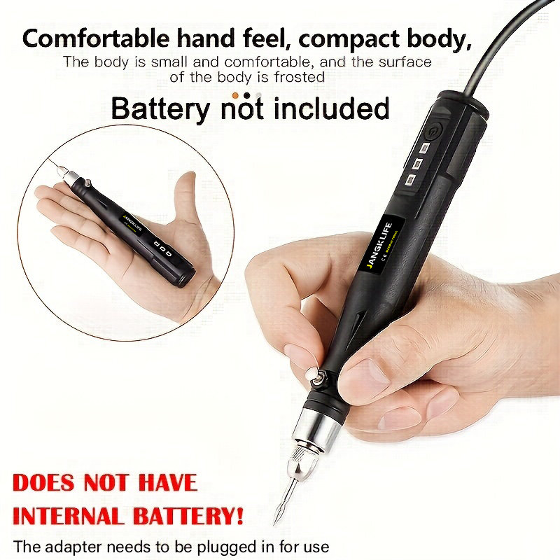 Mini broca moedor elétrico, gravador caneta, ferramenta rotativa, retificadora
