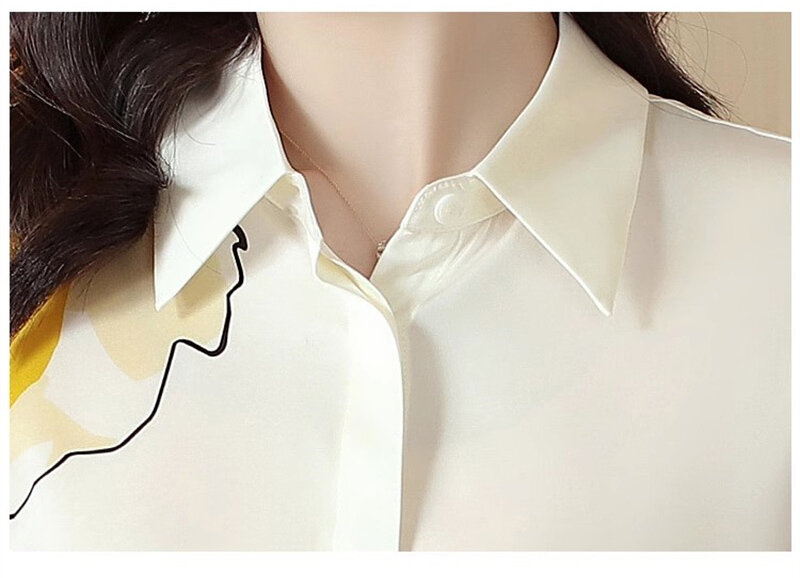 FANIECES-camisas elegantes con estampado para Mujer, Blusas ajustadas de manga larga, informales, a la moda, para verano y otoño