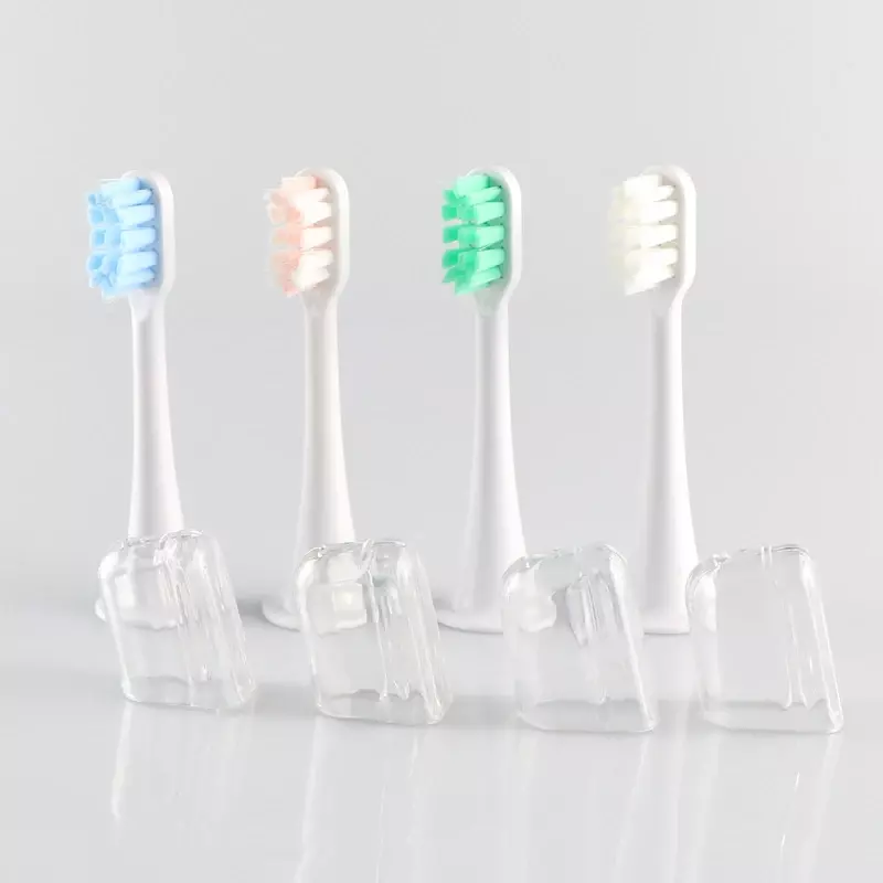 فوهات فرشاة الأسنان الكهربائية بالموجات فوق الصوتية لmijia Xiaomi Mi ، استبدال عالي الكثافة ، رأس فرشاة الأسنان