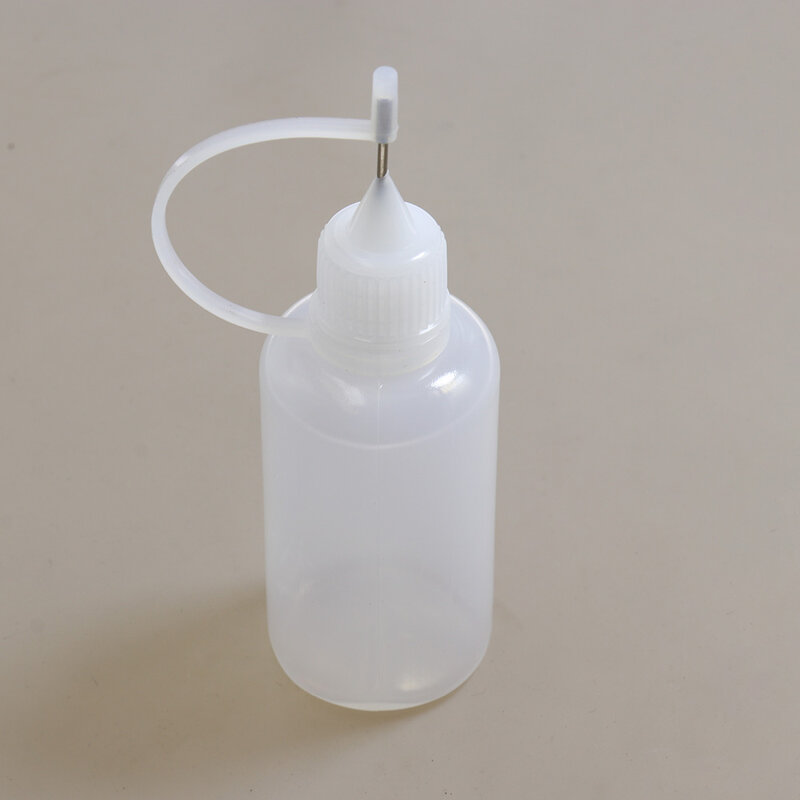 Botol aplikator plastik PE, isi ulang 5ml 10ml 15ml 30ml 50ml 100ml 120ml