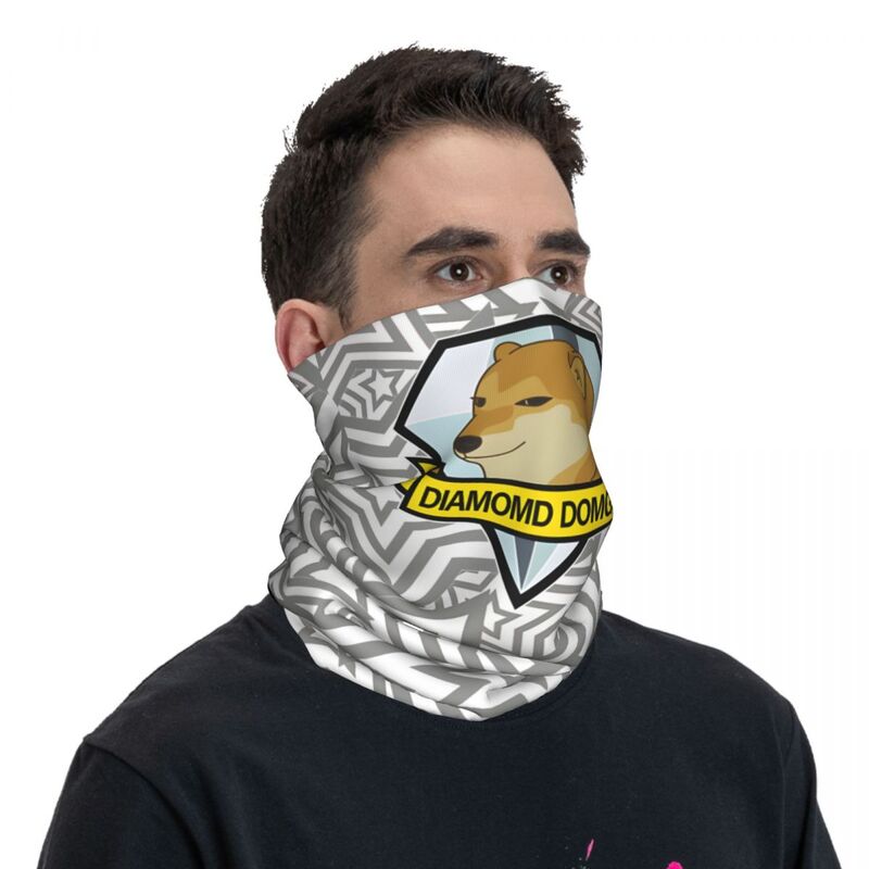Masque facial unisexe Diamond Dogs pour adultes, bandana, couvre-cou, écharpe ronde, cyclisme, randonnée, club de moto, hiver
