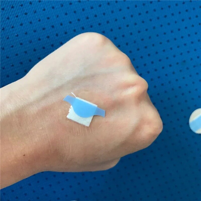 100Pcs Round First Aid Bandage Waterproof Breathable Hemostasis Cushion Adhesive Wound Band Aid Dressing Emergency Plaster