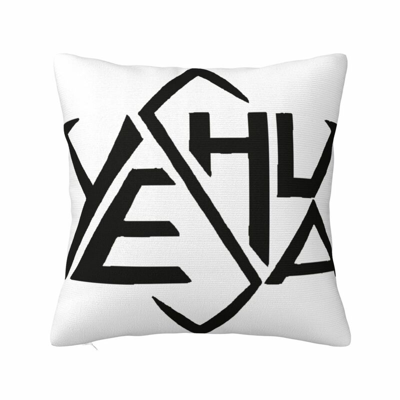 Yeshua-Taie d'oreiller carrée étoile, jeté de canapé