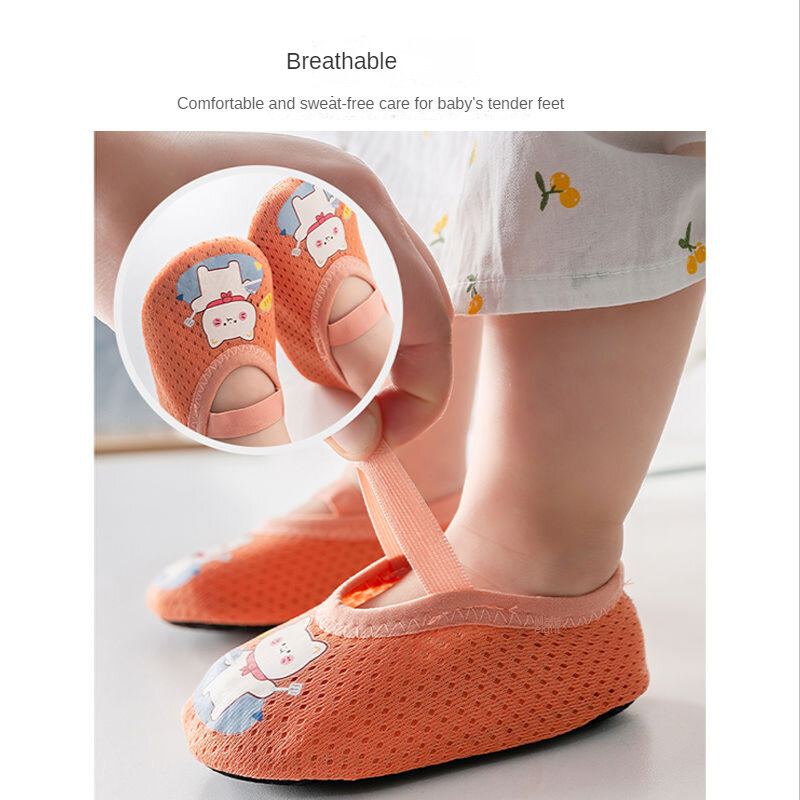 Zapatos antideslizantes para primeros pasos para bebés, calcetín para el suelo, calcetines de estilo Animal para bebés, zapatos planos