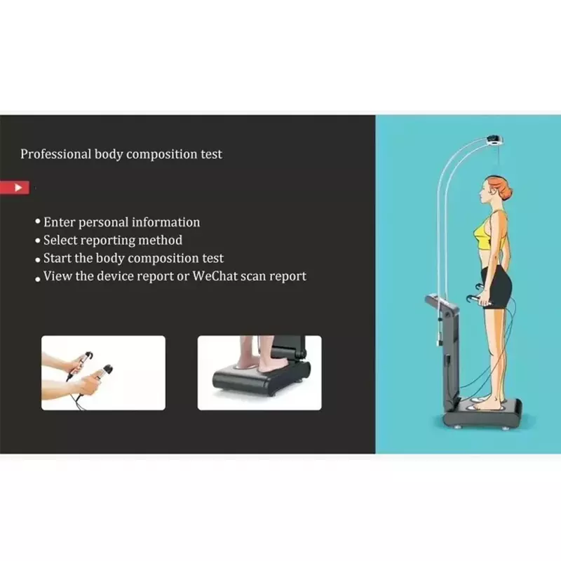 Skin Care High Quality Body Composition 3d Body Scanner Measurement Body Fat Health Analyzer Machine For Home Use A