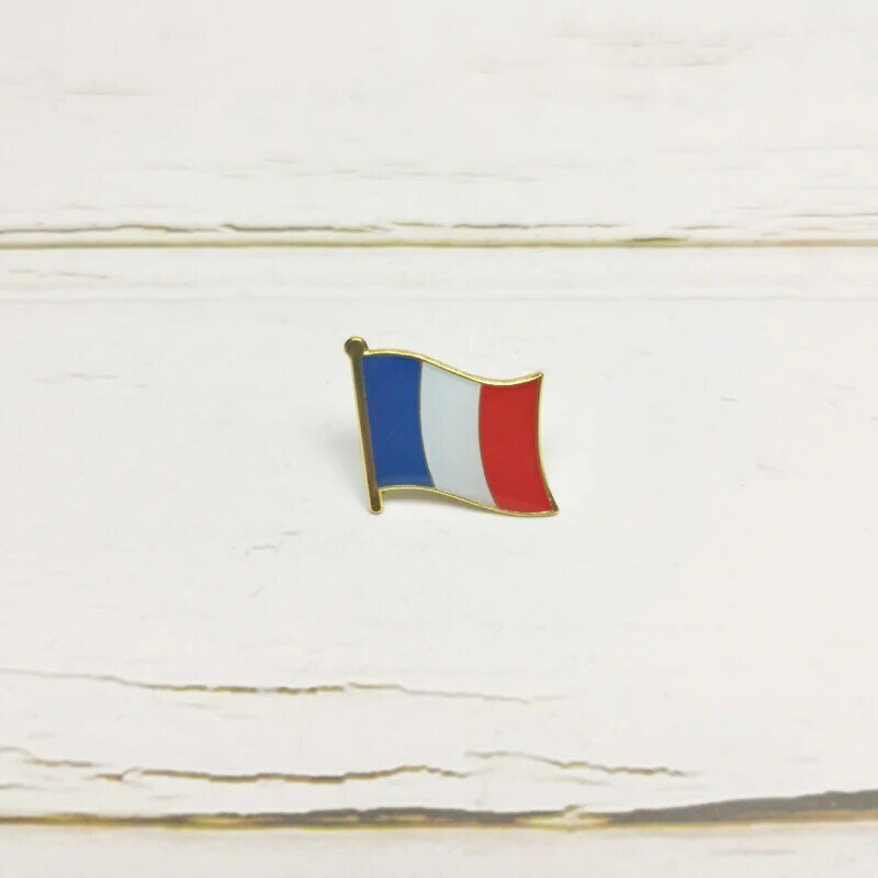 Pin de solapa de Metal de bandera nacional, insignia de país de todo el mundo, Inglaterra, Perú, Egipto, Albania, Gabón, Francia, Finlandia, Unión Europea
