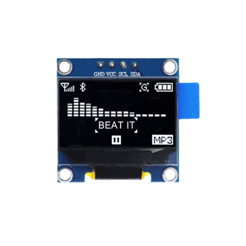 SSD1306 0.91 0.96 1.3 Inch Iic Serial 4 Pin Wit/Blauw/Geel Blauw Oled Display Module 128X64 12864 lcd-scherm Board Voor Arduino