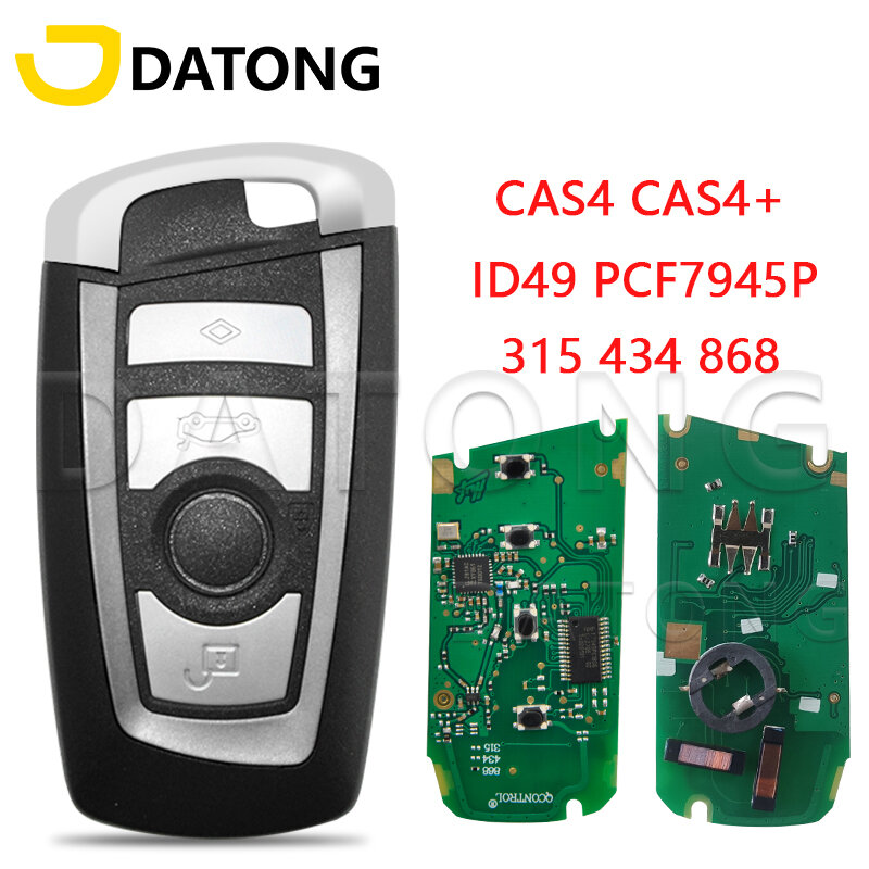 Datong – clé télécommande intelligente monde pour BMW, système 315Mhz/433Mhz/868Mhz, transpondeur ID49, entrée sans clé, pour modèles F 1 2 3 4 5 6 7 CAS4 +
