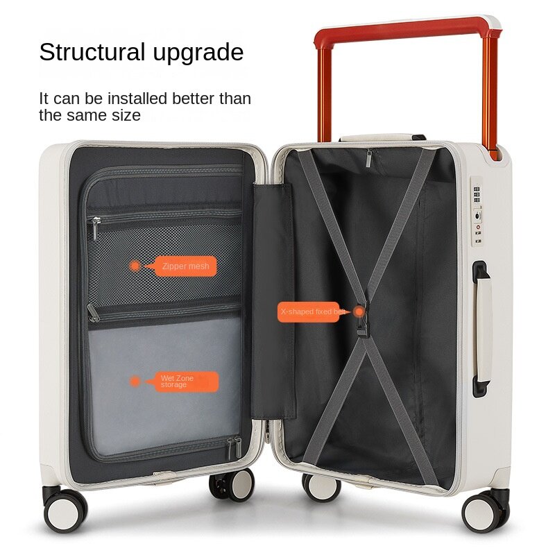 Дорожный чемодан для багажа, Женский Новый 20-дюймовый стикер для посадки, пароль для мужского универсального колеса, большой вместимости, чемодан