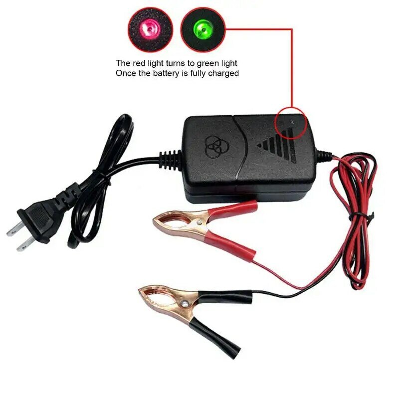 Battery Charger 12V Motorcycle Battery Charging Device Smart Fast Charge Lead-Acid Charger Motorbike Auto Charging Accessories