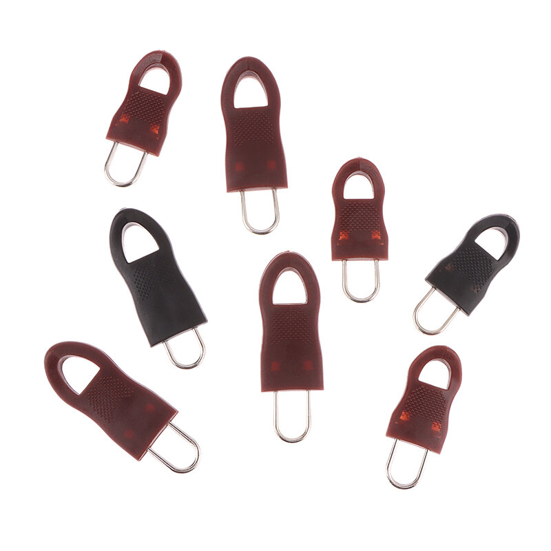 Livre de ferramentas de substituição Zipper Head, Extrator removível para bagagem, Schoolbag, End Fit, Tag Rope, Vestuário Zip Fixer, 10pcs