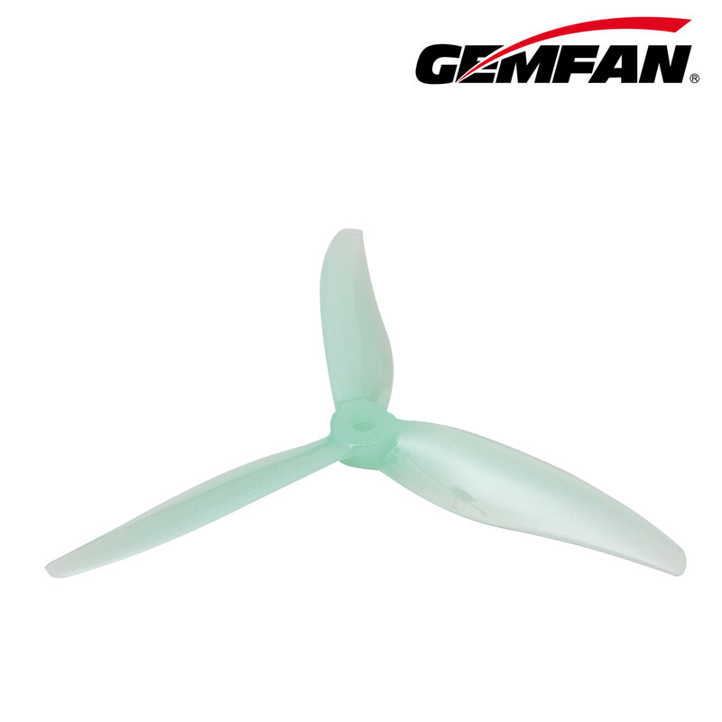 Gemfan-motor sin escobillas para Dron de carreras, hélice de 3 aspas/tres aspas, FPV, 5 colores, 51366, 24 piezas/12 pares, 51466