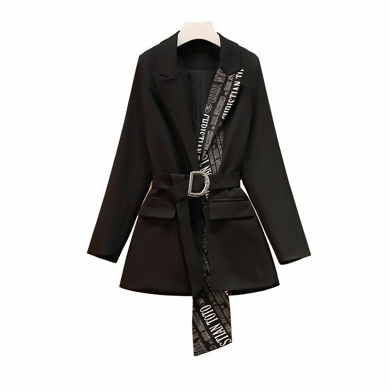 Chaqueta de cintura con costuras negras para mujer, traje pequeño de calle frita, color rojo, primavera y otoño, 2022
