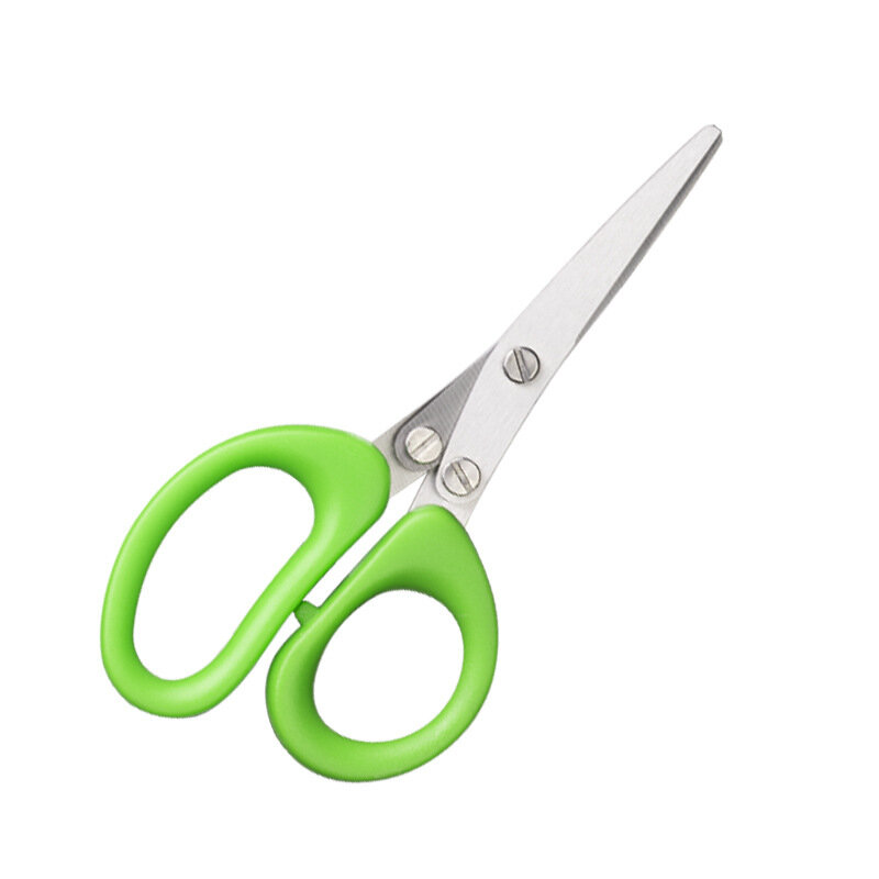 3/5 Layers Kitchen Scissors Vegetable Cutter Stainless Steel Scallion Herb Laver Spices Cooking Tool Cut Kitchen Accessories