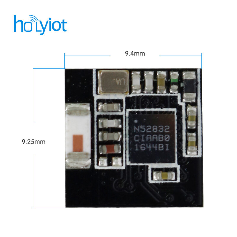 Holyiot nrf52832 WL-CSP Bluetooth低エネルギーモジュールBluetoothメッシュ用5.0ワイヤレス自動モジュールfcc、iotモジュール