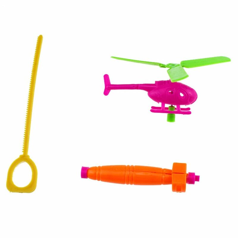DIY Pull Line Helicopter Plane Outdoor Games Interactive Toy for kids Birthday Party Favors Pinata Fillers Carnival Prizes