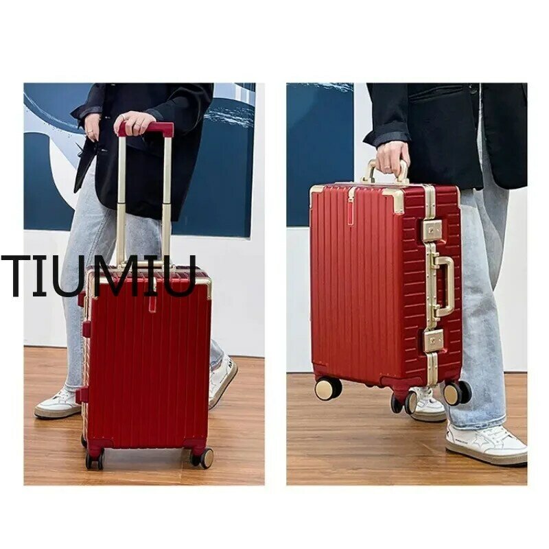 Luxe Reisbagage Van Hoge Kwaliteit 20/22/24 Inch Koffer Met Grote Capaciteit Voor Dames Handbagage Voor Heren