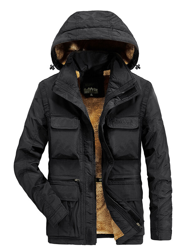 2023 men's fall multifunctional windproof waterproof trendy fashion casual jacket outdoor sports simple punching jacket