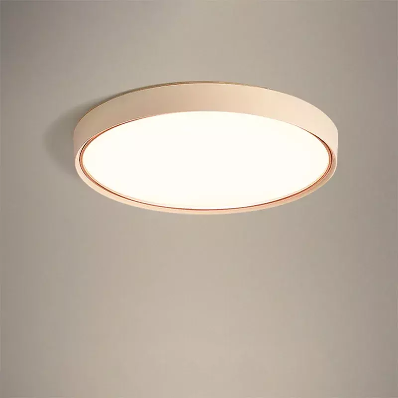 Modern LED Round Teto Lâmpadas para Decoração de Casa, Luminária, Sala, Quarto, Sala de Estudo, Estilo Macaron
