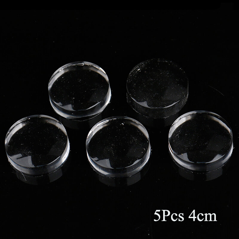 5/10Pcs Replacement Head Transfer Stamper Silicone Refill Head Clear Jelly French Nail Polish Printing Tools