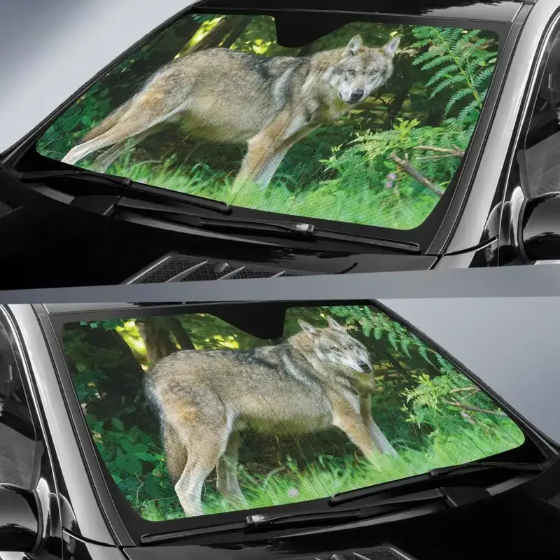 ظلال شمس لسيارة الذئب البري ، الحماية من أشعة الشمس بالأشعة تحت البنفسجية ، الزجاج الأمامي ، إكسسوارات مظلة ، هدايا عائلية