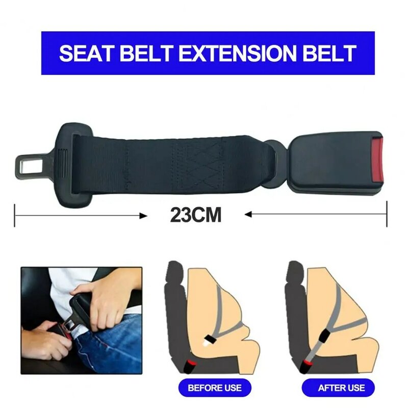 Cintura di sicurezza con bordo liscio cinghie di estensione della cintura di sicurezza per auto universali per camion suv Design sicuro senza graffi con multifunzionale