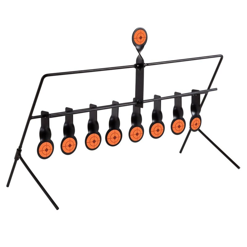 9เป้าหมายอัตโนมัติ Spinner กลางแจ้งยิงเป้าหมายของเล่นรีเซ็ตอัตโนมัติ Spinner Paintball Aim การฝึกอบรมเป้าหมาย
