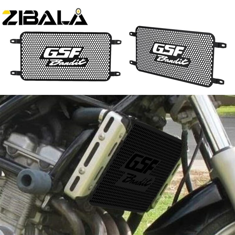Aksesori motor untuk SUZUKI GSF250 Bandit GSF250K L M N P R Bandit Aluminium Radiator Grille Oil Cooler Guard Protector