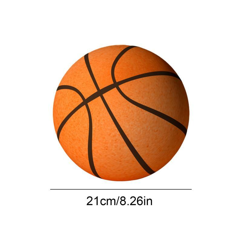 Indoor Basketball Silent Ball Soft Basketball Ball High Density Mute Basketball Soft And Lightweight Ball For Practice And