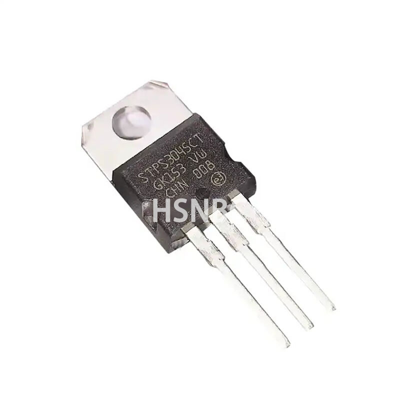 MOS 파워 트랜지스터, STPS3045CT, PS3045CT, 3045CT, TO-220, 45V, 30A, 정품, 로트당 10 개