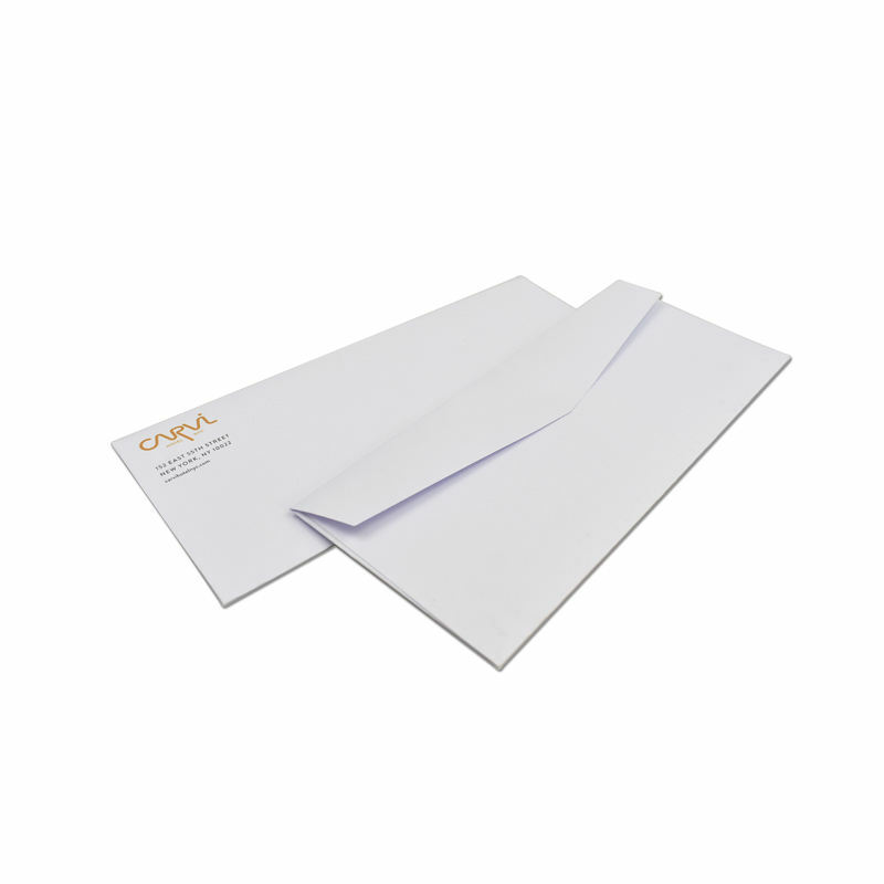 Fabbricazione in fabbrica busta di carta personalizzata a prezzo direttamente competitivo con carte offset 22*11cm