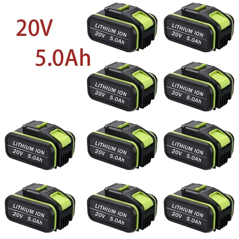 Аккумуляторная Литиевая Батарея Worx, 20 в, 100% мАч, для WA3551, WA3553, WX390, WX176, WX386, WX678