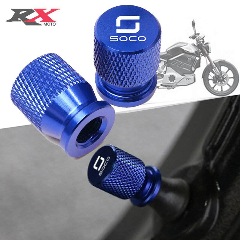 For Super Soco CPX CUmini CUx TC 50 TC Max Wanderer TCMax TS 50 Motorcycle Valve Core Cap Aerated Mouth Tires Gas Nozzle Cover