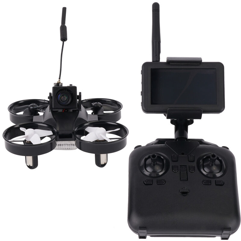 Micro FPV RC Racing Quadcopter Brinquedos, Câmera 5.8G S2 800TVL, Tela LCD de 3 ", Auto Search Monitor Helicóptero Drone