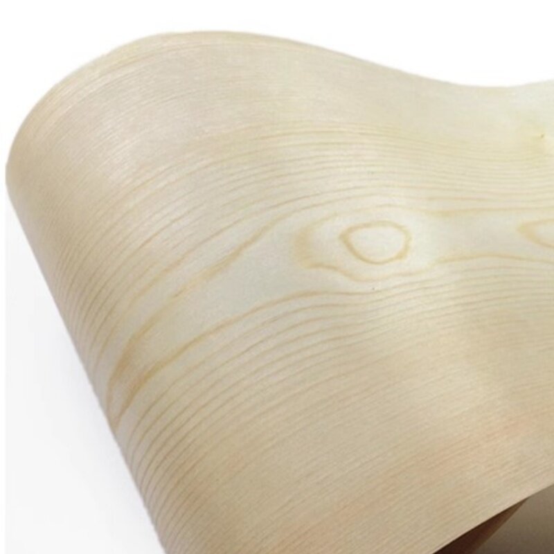 Folheado de madeira natural artesanal com pele fina, altifalante do pinho da cânfora, L: 2,5 m Largura: 25cm, T:0.2mm, 5PCs