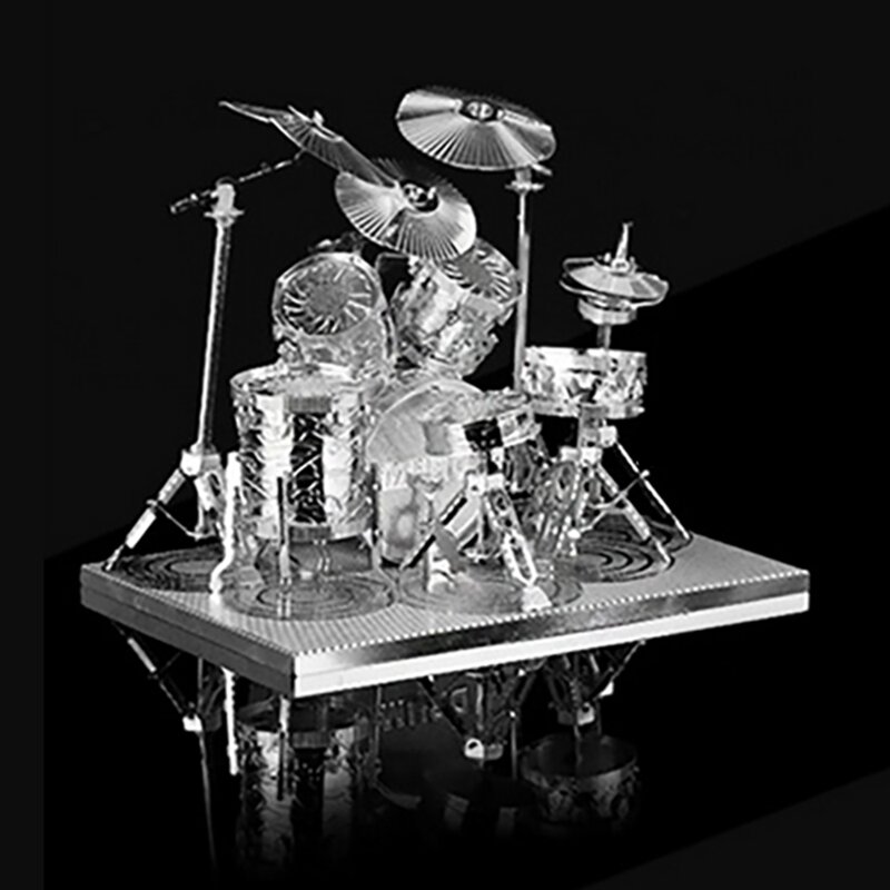 Kit d'assemblage en métal Hot-3D, modèle de blocs de construction de bricolage, décoration de tambour, jouets pour adolescents, cadeau d'anniversaire pour enfants, jouet A, 2023